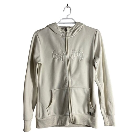 Burton Men's Ivory Full Zip Performance Wear Jacket Hoodie - Picture 1 of 11